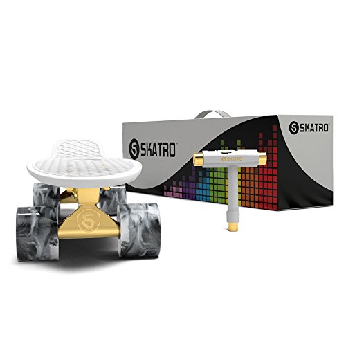 Skatro - Mini Cruiser Skateboard. 22x6inch Retro Style Plastic Board Comes Complete - Thumbnail 4