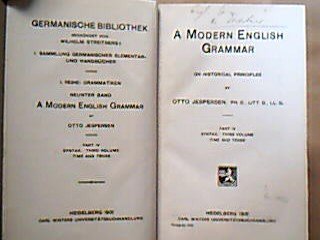 Syntax (v.3) (Modern English Grammar on Historical Principles ...