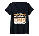 Photo Gallery donna are you fall o ween directions divertente insegnante regali di halloween maglietta con collo a v Photo Gallery donna are you fall o ween directions divertente insegnante regali di halloween maglietta con collo a v