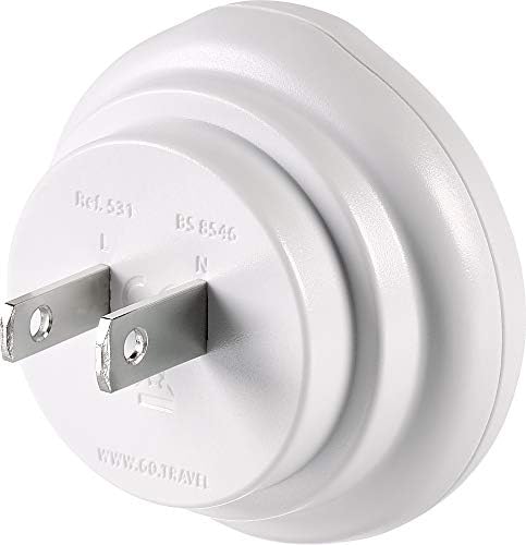 Go Travel UK to Japan and USA Compact Travel Adaptor (Adapter Ref 531)