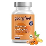 Curcuma con Jengibre y Pimienta negra - 4.602mg por dosis - 180 Cápsulas de Curcuma en polvo - Cúrcuma Ecológicos - Alto contenido curcumina y piperina - Probado en laboratorio en Alemania