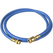 Robinair 62121 96-Inch Long Blue Enviro-Guard Hose; 14mm X 1/2 Inch ACME Fittings; For R-134A Use