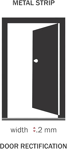 Miniatura 8 de Treemaison Vastu - Tira de aluminio  1 pulgada de ancho, calibre de 0.012 in, 8 pies de longitud  Equilibrio de zona Vastu, corrección de inodoro,