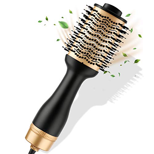 Hair Dryer & Volumizer, Felicigeely Hair Dryer Brush 3 in 1 Negative Ions Hot Air Brush, Ceramic Electric Blow Dryer Brush for All Hair Style