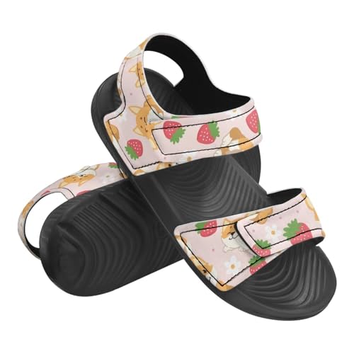Boys Girls Sandals Cute Dachshund Print Kids Athletic Sport Sandals Open Toe Fashion Outdoor Hiking Shoes for Summer2