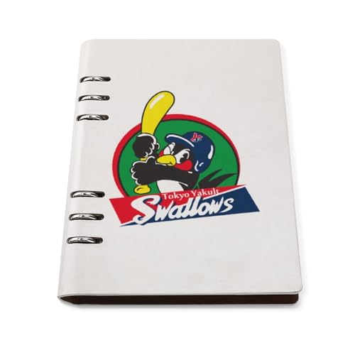 ノート 東京ヤクルトスワローズ つば九郎 メモ帳 バインダーノート A5 6穴 90枚 てちょう ハードカバー メモ ンダー A5サイズ 横罫線 ??本 文房具 オフィス用品 ルーズリーフ 学生 キャンパス おしゃれ プレゼント 贈り物