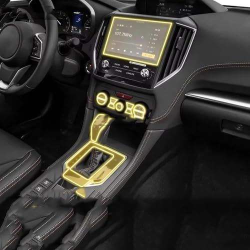 Protection console Subaru XV film TPU pour trajets sereins