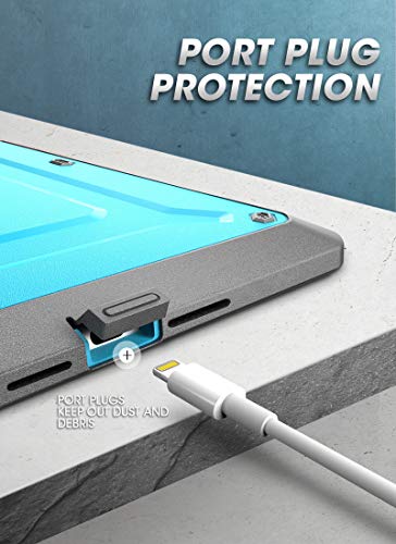 Image of SUPCASE Designed for iPad 10.2 2019 Case, [Unicorn Beetle Pro Series] with Built-in Screen Protector and Dual Layer Full Body Rugged Protective Case for iPad 10.2 Inch 2019, iPad 7th Generation (blue)