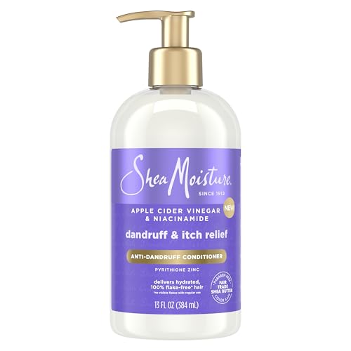 Shea Moisture Anti-Dandruff Conditioner Apple Cider Vinegar & Salicylic Acid For Soft & Smooth Hair System for a Healthier Scalp 13 oz