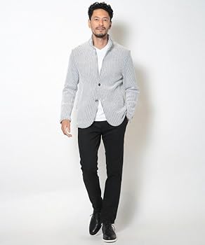 メル37845　メンズビギ✕デンハム　オニワッフルスタンドカラーブルゾン メル37845 メンズビギ✕デンハム オニワッフルスタンドカラー