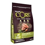 Wellness CORE Low Fat 10 kg, Turkey – Dry Dog Food for Medium to Large Breeds, Grain-Free, Natural, Hypoallergenic, Protein-Rich, High Meat Content, Supports Healthy Weight Management