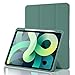 Hülle für iPad Air 7 11 Zoll 2025 M3/Air 6 2024 M2/Air 5/4 2022 2020 10,9 Zoll mit Stifthalter, Magnet-Trifold Hülle mit iPencil 2. Gen Aufladen, Auto Schlafen/Wachen, Leichter TPU Schutz, Kiefergrün