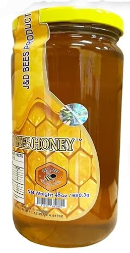 Miel Natural Cruda de Azahar J&D Bees 48oz miniatura 1
