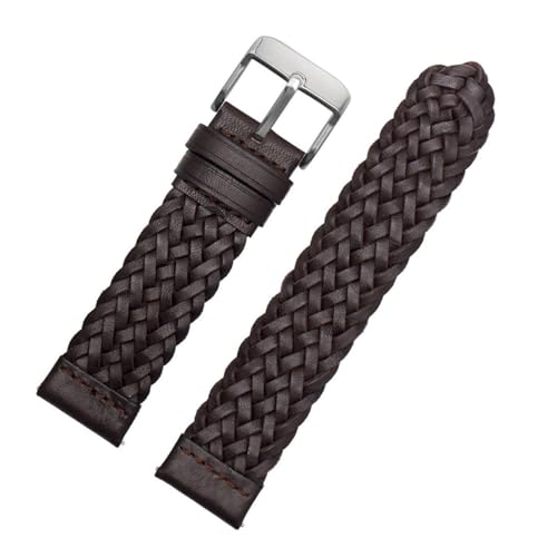 Bracelet de montre cuir tressé 24mm idéal pour passer du bureau aux sorties décontractées