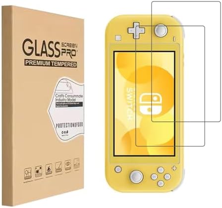 Screen Protector for Nintendo Switch Lite, Game Player Tempered Glass Transparent HD Ultra Clear Anti-Scratch Anti-Fingerprint Bubble-Free Case Friendly image 5