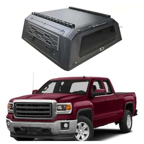 Vortechxo �g���b�N�g�b�p�[ GMC �V�G�� 1500 2014?2018 �ɑΉ��A���b�N�\�ȃn�[�h�g�b�v �L�����p�[ �V�F���A�K���E�B���O �h�A�t���A���A�e���g & �C���e���A���C�g�A�h�����s�v�̃x�b�h�L���b�v �s�b�N�A�b�v �L���m�s�[(6.6