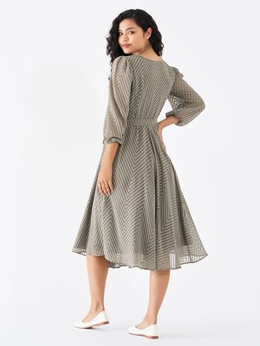 Image of AASK Women Fancy Plain & Solid Designer Dress for Women