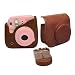 Produktbild Itian Fujifilm Tragetasche PU Leder Etui für Fujifilm Instax Mini 9 / Mini 8 / Mini 8+ Kamera - Braun