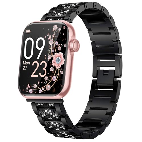 Bracelet de montre AKUMAKA 22mm : bijoux élégant en métal et diamant chic