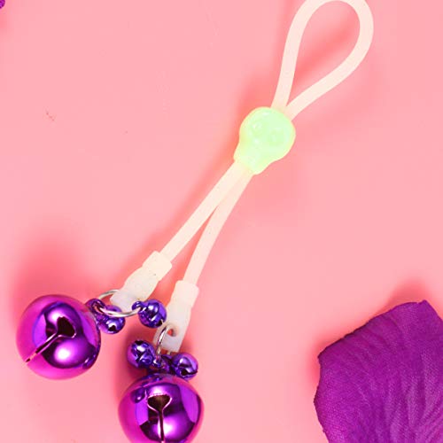 HEALLILY 2 Peças de Grampo de Mamilo Não Perfurado Grampo de Mamilo Ajustável para Casais (Corda de