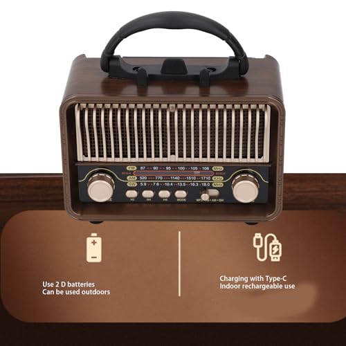 Radio portátil Asixxsix AM FM y onda corta recargable miniatura 4