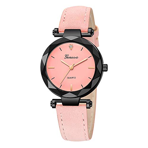 Preisvergleich Produktbild SKays Damen Armbanduhr,Neue Mode Frauen Quarz Analog Armbanduhr mit Lederband