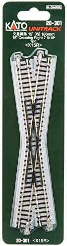 Kato KAT20301 N 186mm 7-5/16" 15-Degree Right-Hand Crossing
