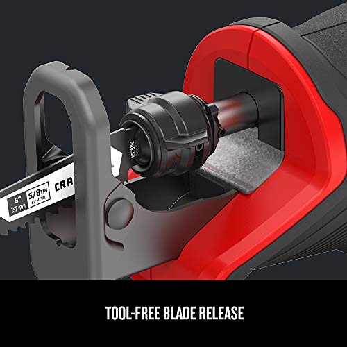 Craftsman V20 Reciprocating Saw Cordless Kit With Extra Lithium Ion Battery, 4.0-Amp Hour (Cmcs300M1 & Cmcb204) #TOP2