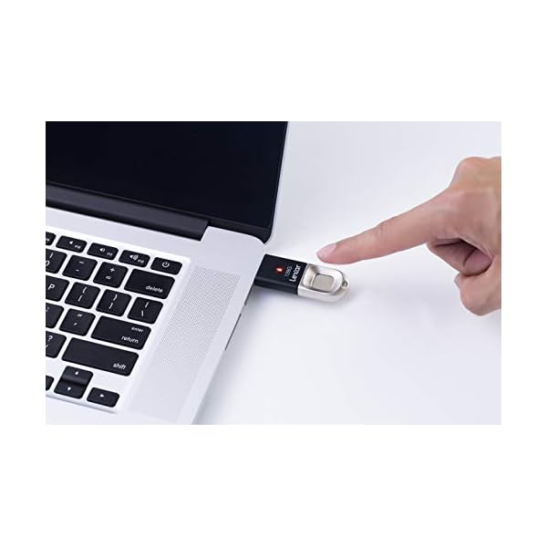 Lexar JumpDrive Fingerabdruck F35 USB Stick 32GB USB 3.0, Flash-Laufwerk Bis zu 150 MB/s Lesen, für PC, Laptop, externe… – Bild 6