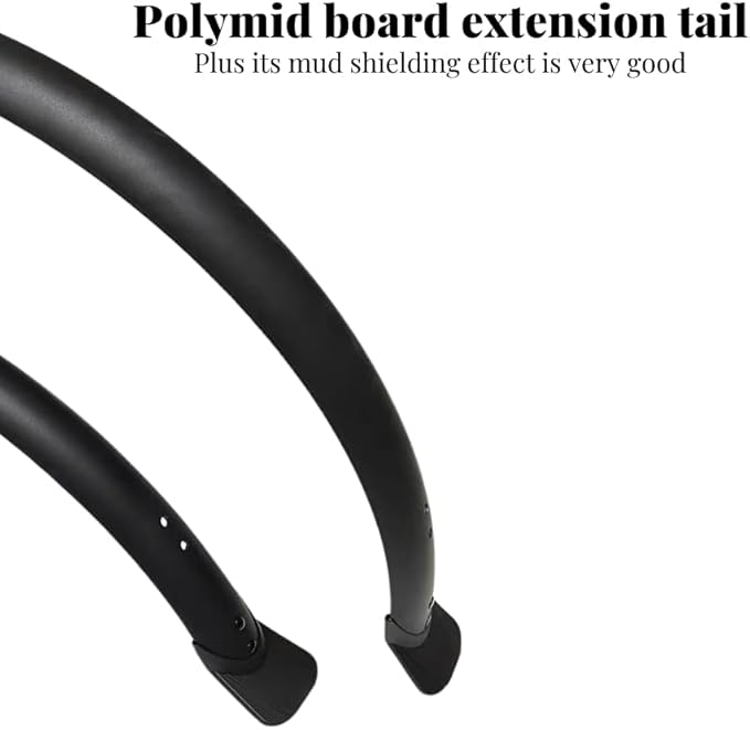 Kit Guardabarros Extensor Trasero Bicicleta 2 Piezas miniatura 4