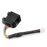 Universal Motorcycle Voltage Regulator Rectifier 5 Pin Compatible with Most Motorcycle for Charging Performance