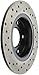 StopTech 128.45081L Sport Cross Drilled Brake Rotor (Rear Left), 1 Pack