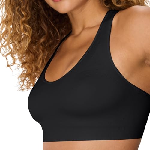 Image of Hanes Women's Seamless Racerback Sports Bra
