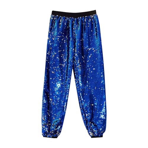 Pantalones de pierna casuales de comercio exterior con brillo elegante 2
