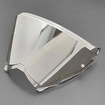 Motorcycle Helmet Visor Replacement for AGV AX9, Scratch-Resistant Windshield Lens, Anti-Fog Ride Visor, Tinted Sun Protection Shield Visor,D Clear Revo Silver