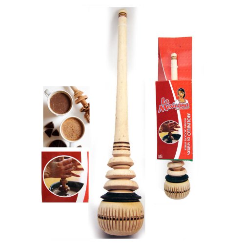 Wooden Whisk Stirrer Molinillo Mexican Chocolate Cocoa Mixer Stirrer Frother New - //coolthings.us