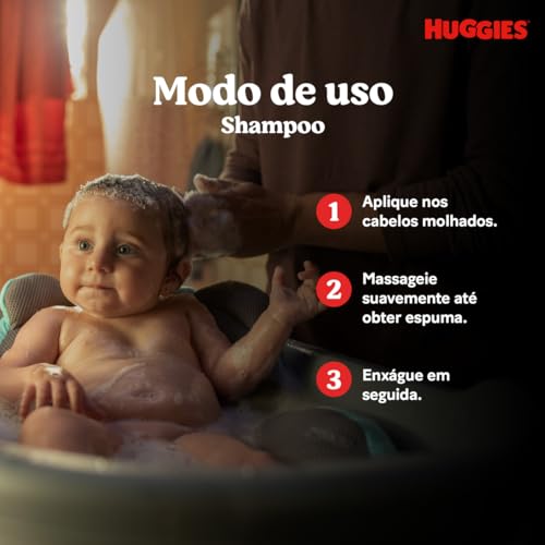 Huggies Shampoo Extra Suave Hipoalergênico... glide