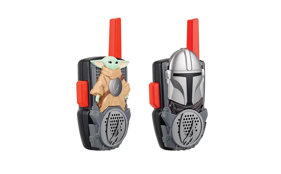 Image of eKids Walkie Talkies for Kids, Static Free Indoor and Outdoor Toys for Kids (The Mandalorian)