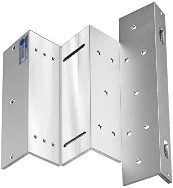 UHPPOTE Z & L Bracket Set for 1200Lbs Electric Magnetic Lock Inward Door image 5