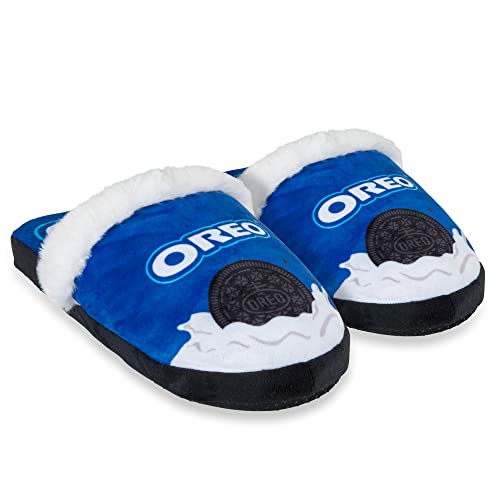 Odd Sox, Oreo Cookies Fun Novelty Fuzzy Slippers3
