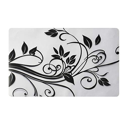 Image of Refrigerator Drawer Mat /Fridge Mat Set of 6 Piece (11.5 X 17.5 Inches) (Branch)