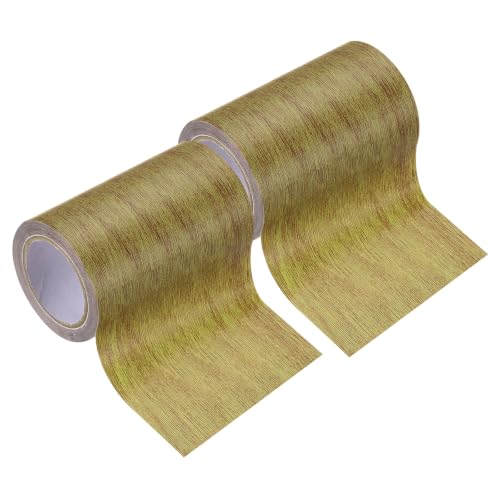 PATIKIL Wood Grain Tape 4" x15Ft Self-Adhesive Wood Texture Repair 2Pcs