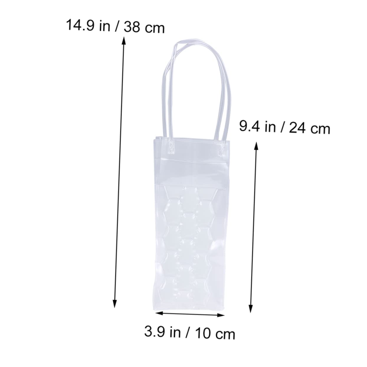 Cabilock Wine Cooling Bag Double-sided Freezer Ice Mold Wine Bottle Chiller Ice Bucket for Bottles Gel Holder
