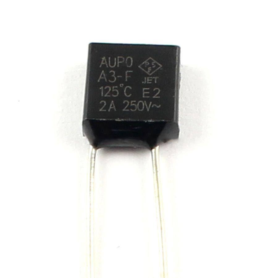 100 Pcs Thermal Fuse Cutoff TF 125 Degree 250V 2A A3-F