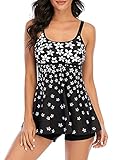 Century Star Plus Size Tankini Swimsuits for Women Two Piece Bathing Suits Tummy Control Swim Top...