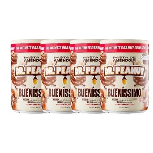 Kit 4x Pasta de Amendoim DR. Peanut 250g Cada - Buenissimo
