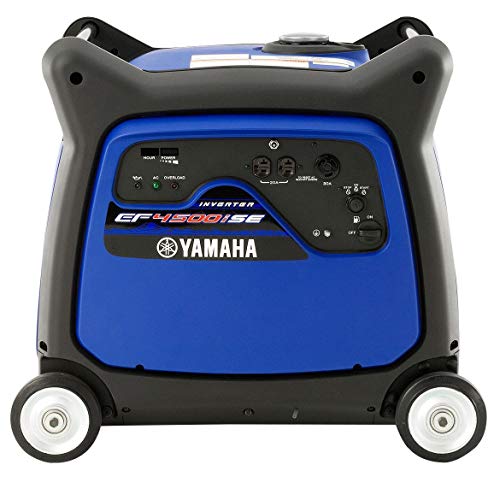 Yamaha EF4500iSE, 4000 Running Watts/4500 Starting Watts, Gas Powered Portable Inverter