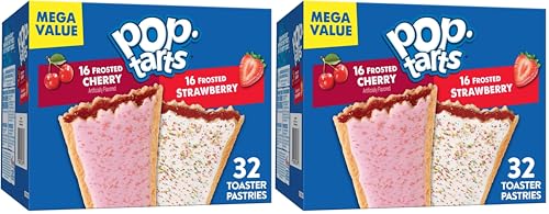 Image of Pop-Tarts Toaster Pastries,Breakfast Foods,Kids Snacks,Variety Pack,54.1oz Box (32 Pop-Tarts),(Pack of 2)