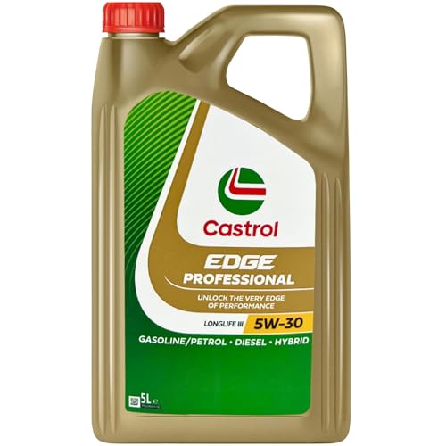CASTROL Huile moteur EDGE Professional 5W-30 Huile synthétique Huile ACEA C3 LongLife III 5 L
