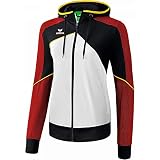 Erima Damen Trainingsjacke Premium One 2.0 weiß/schwarz/rot/gelb 34
